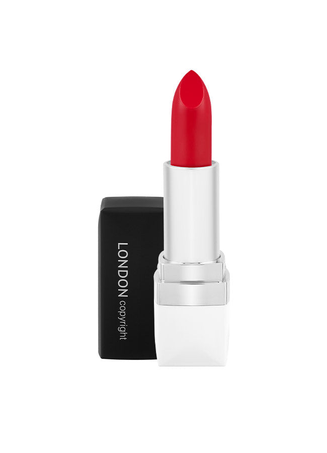 Socialite (bright coral red shade) creamy matte lipstick
