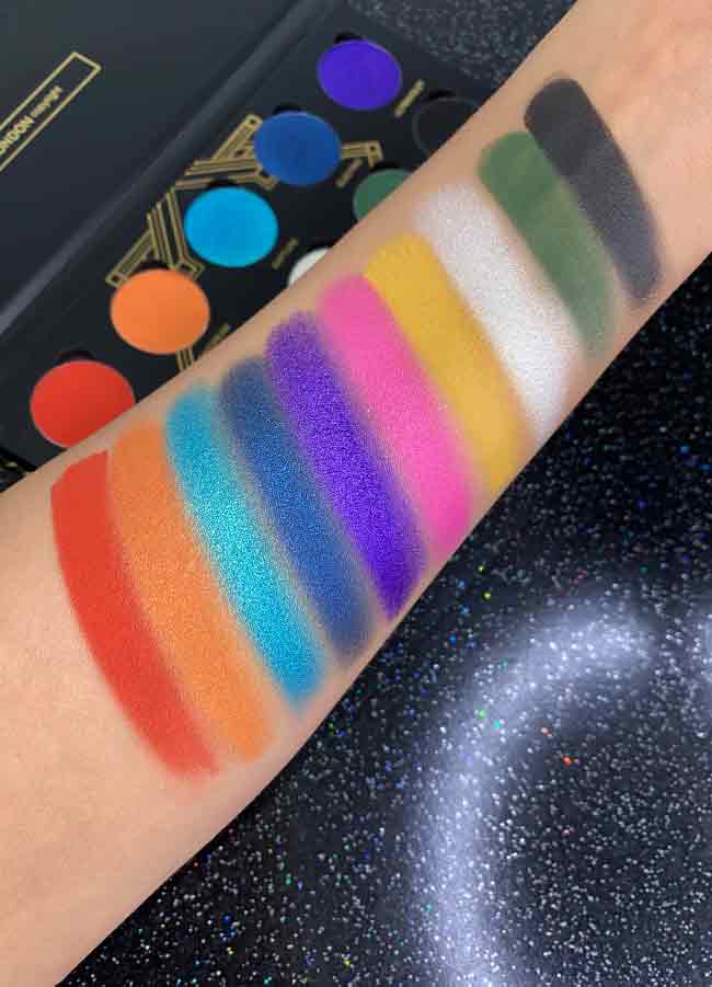 Playhouse Eyeshadow Palette - shade swatches