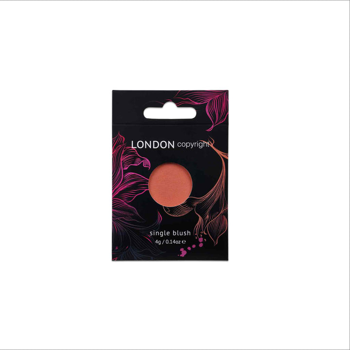 London Copyright Single Blush Shade Delicious Peach - packaging image