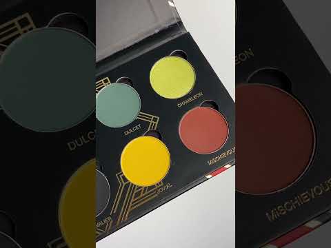 London Copyright Eyeshadow Palette - The Palace - video showing palette colours and swatches