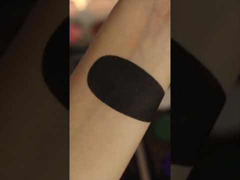 Cavalier Intense Matte Black Single Eyeshadow Swatch