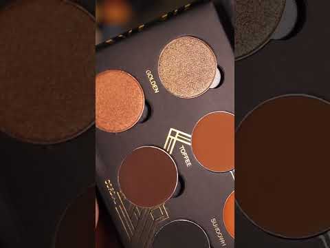 London Copyright Eyeshadow Palette - The Palace - video showing palette colours and swatches