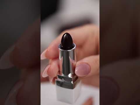 Video showing Anarchy (dark cherry) Lipstick + hand swatch of colour