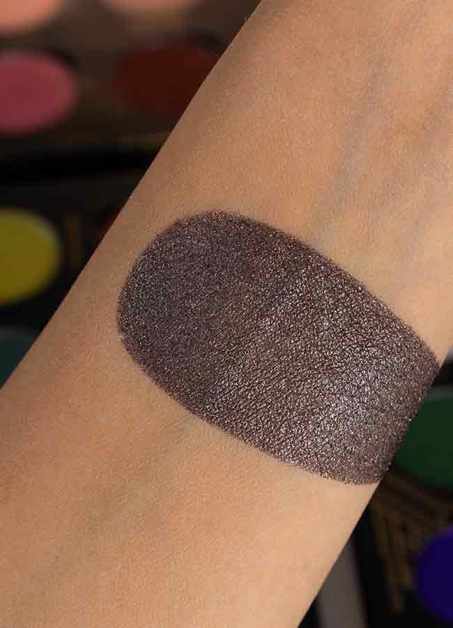 Ruthless Metallic Grey Single Eyeshadow Swatch